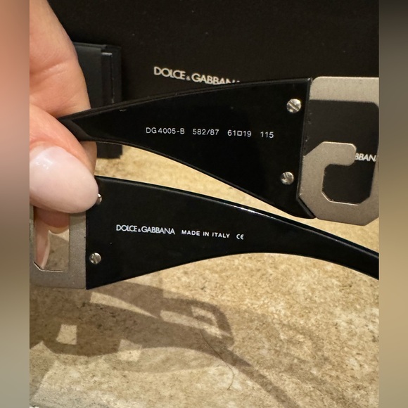 Dolce & Gabbana Black Sunglasses - Picture 3 of 15